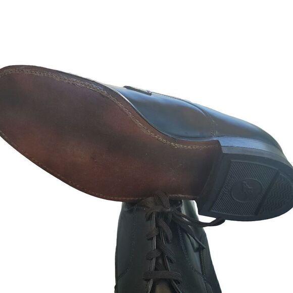 𝅺MASON Men's Vintage Black Shoes Size 7.5 - Picture 5 of 6